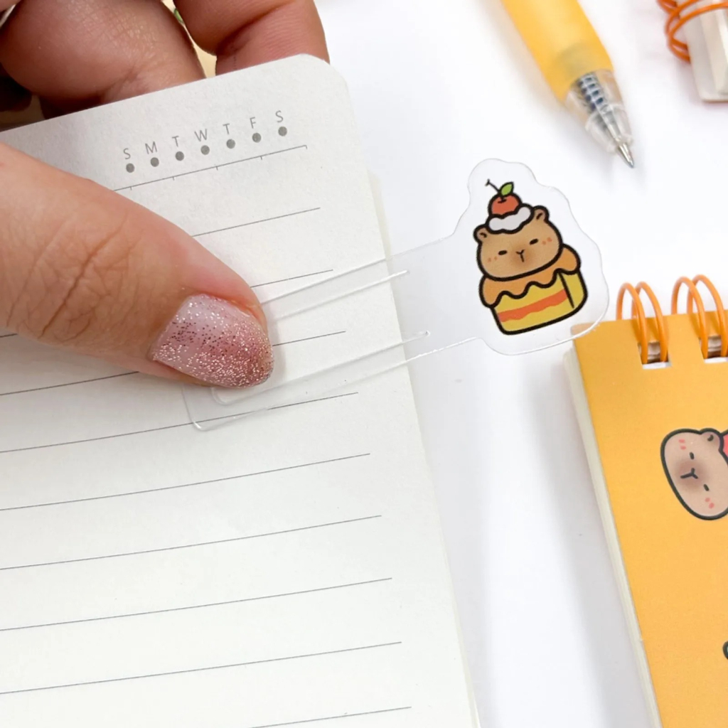 Mini Caderno com Divisórias Capivara