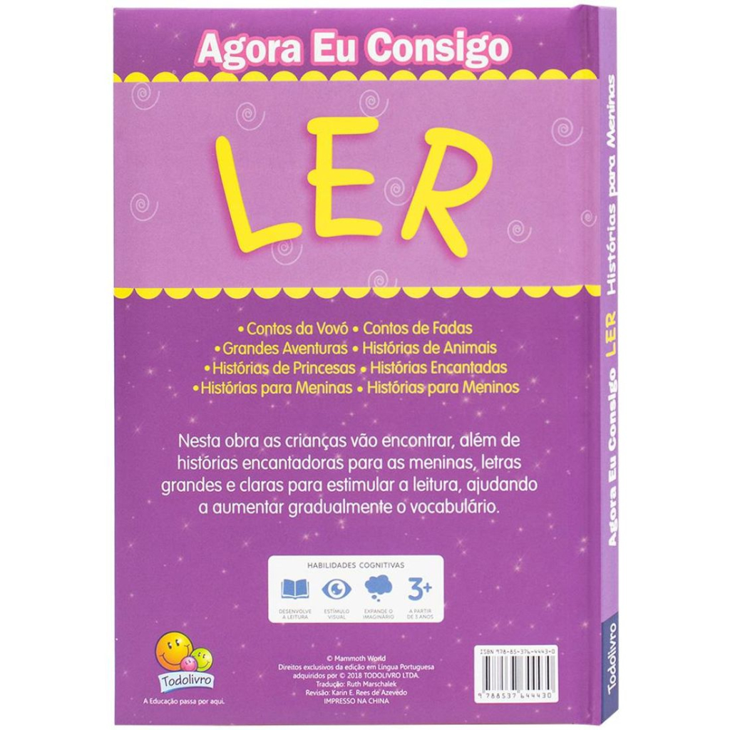 Agora eu Consigo Ler II: Histórias para Meninas