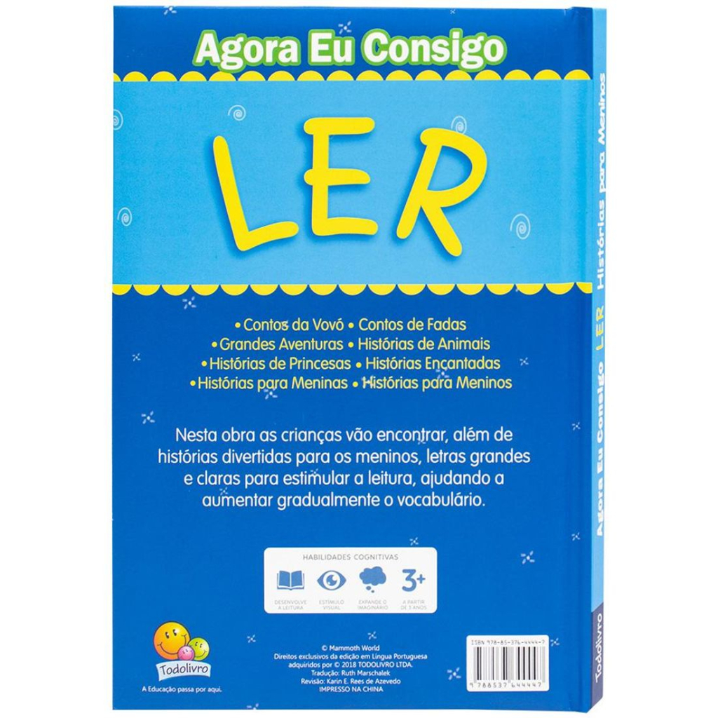Agora eu Consigo Ler II: Histórias para Meninos