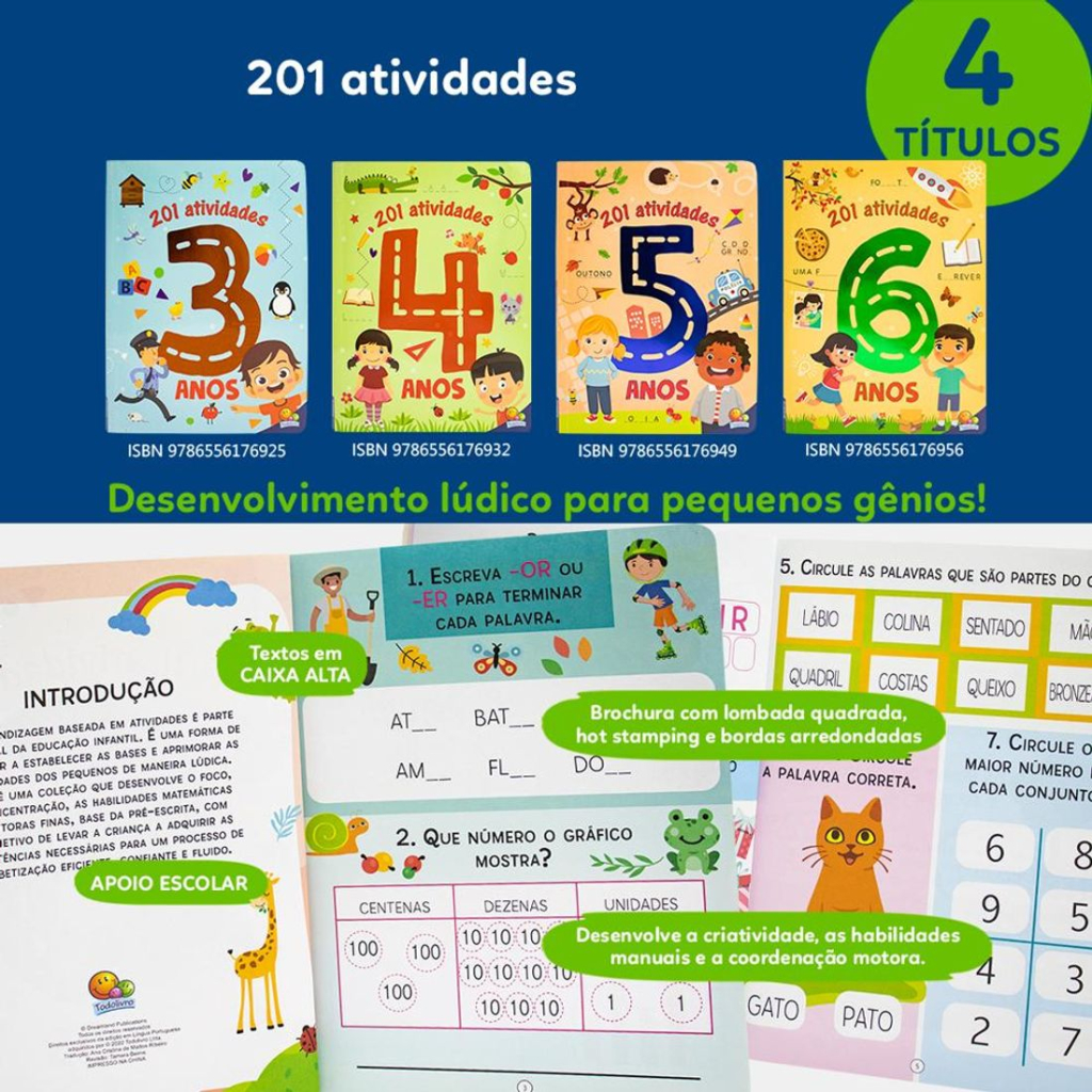 201 Atividades: 6 ANOS