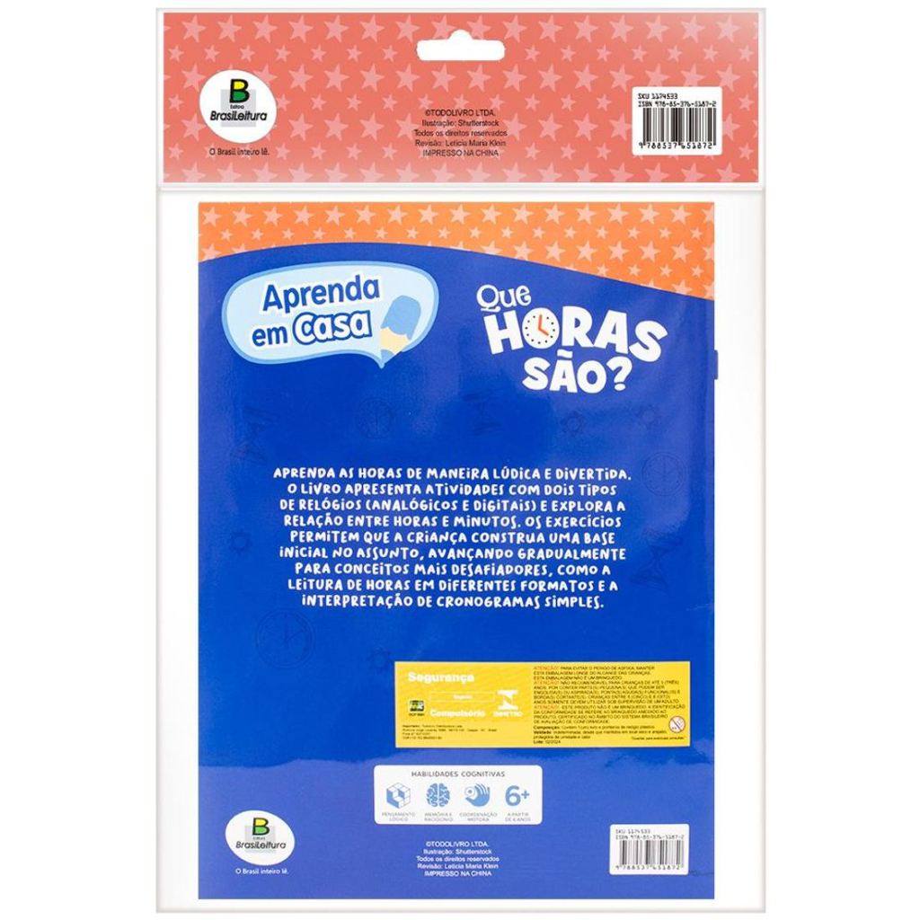 Aprenda em Casa - Que horas são?
