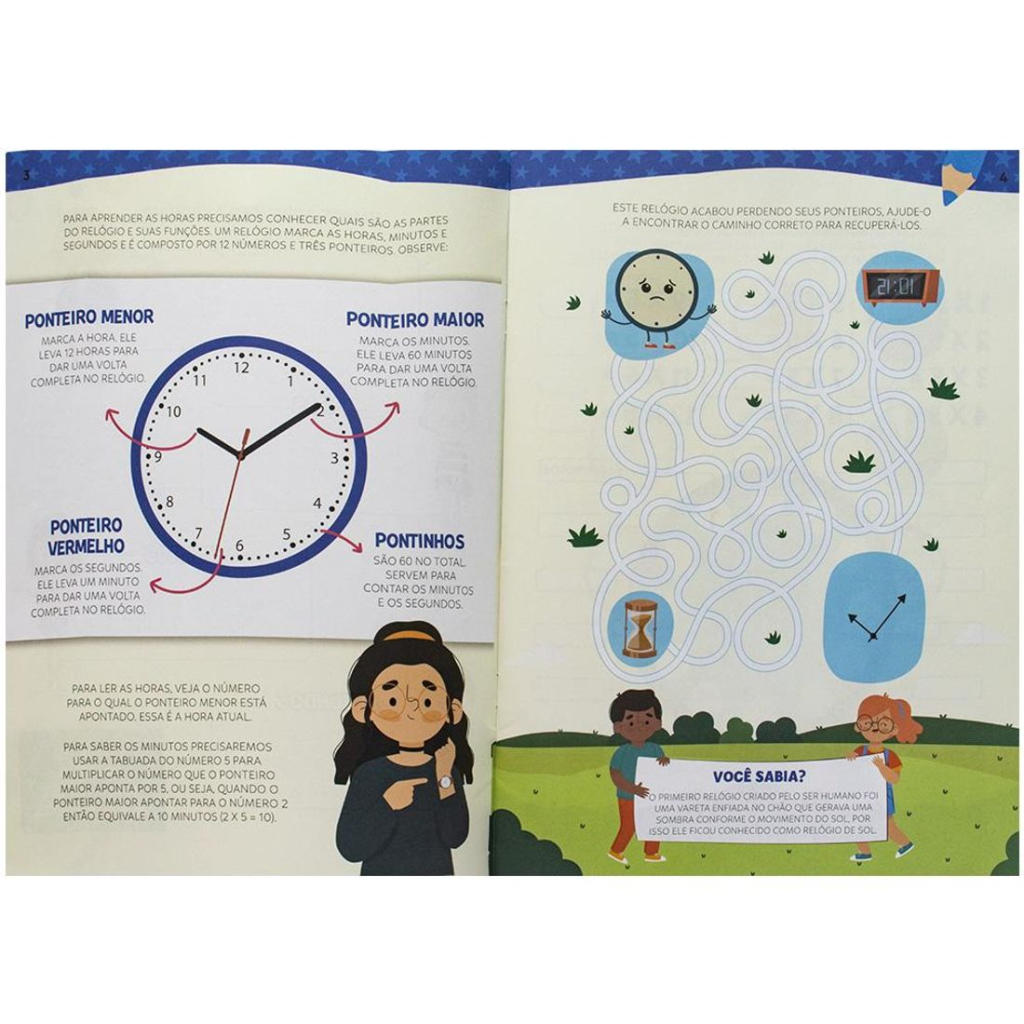 Aprenda em Casa - Que horas são?