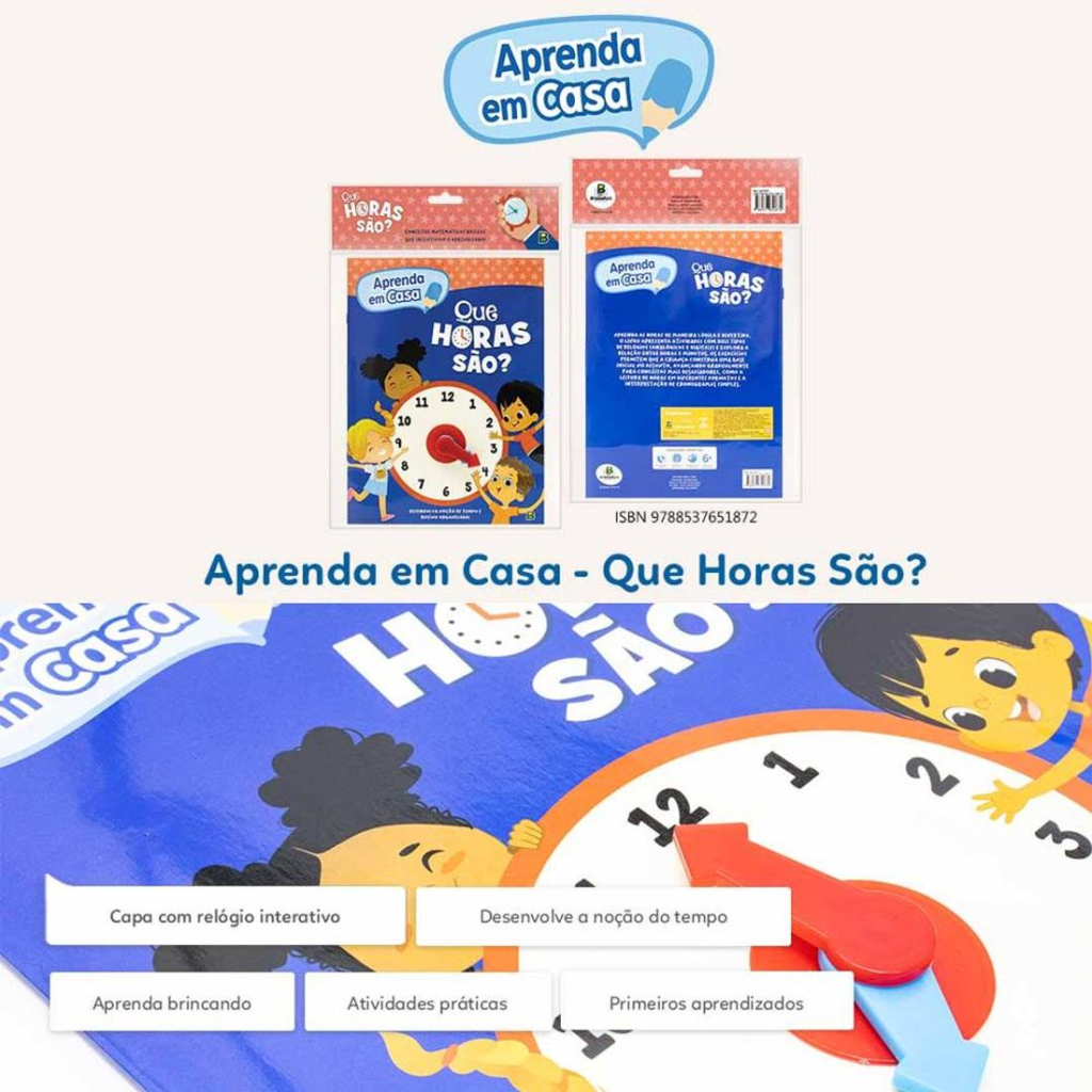 Aprenda em Casa - Que horas são?