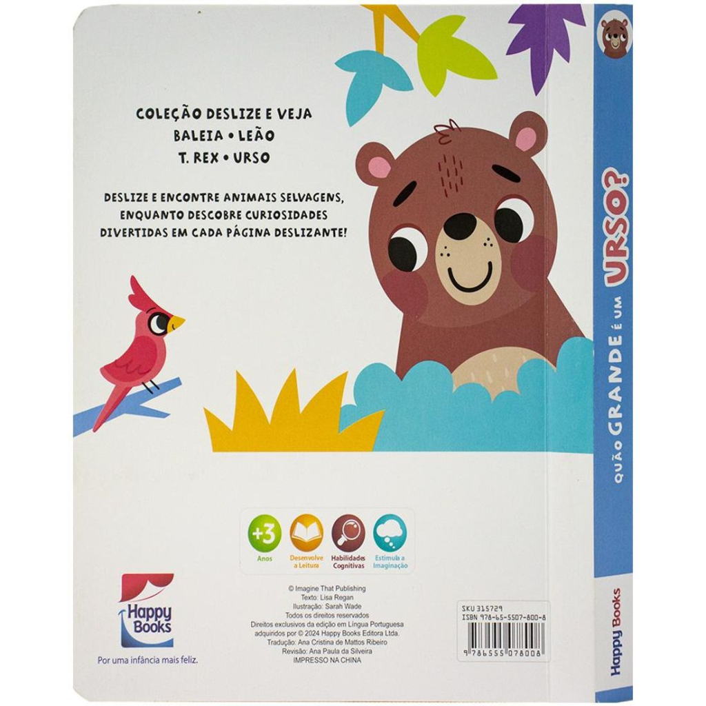 Deslize e Veja: Quão grande é o urso?