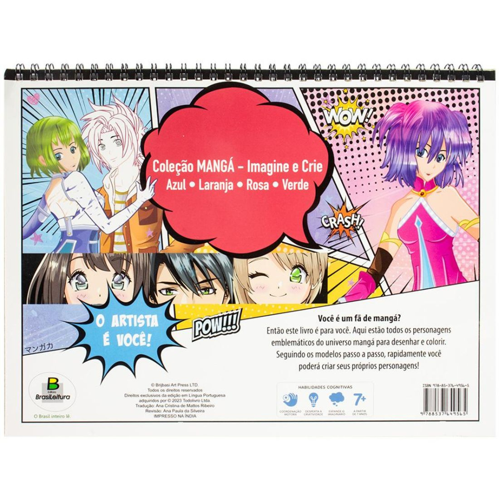 MANGÁ - Imagine e Crie: Rosa