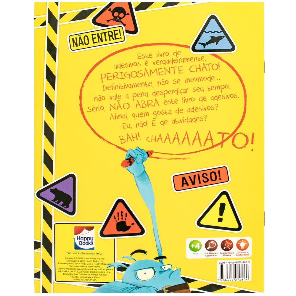 Não abra este Livro de Atividades com Adesivos
