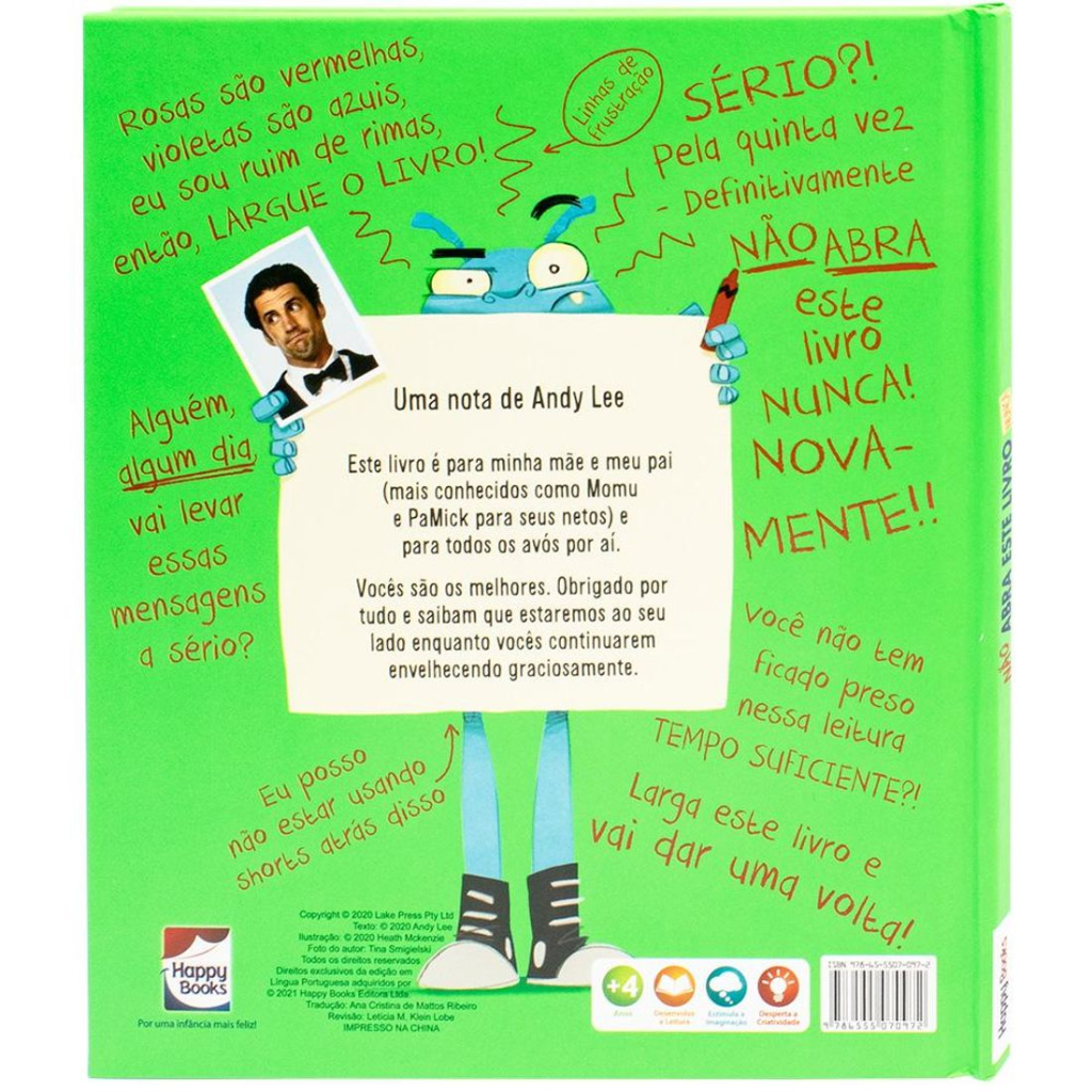 Não abra este livro... Nunca