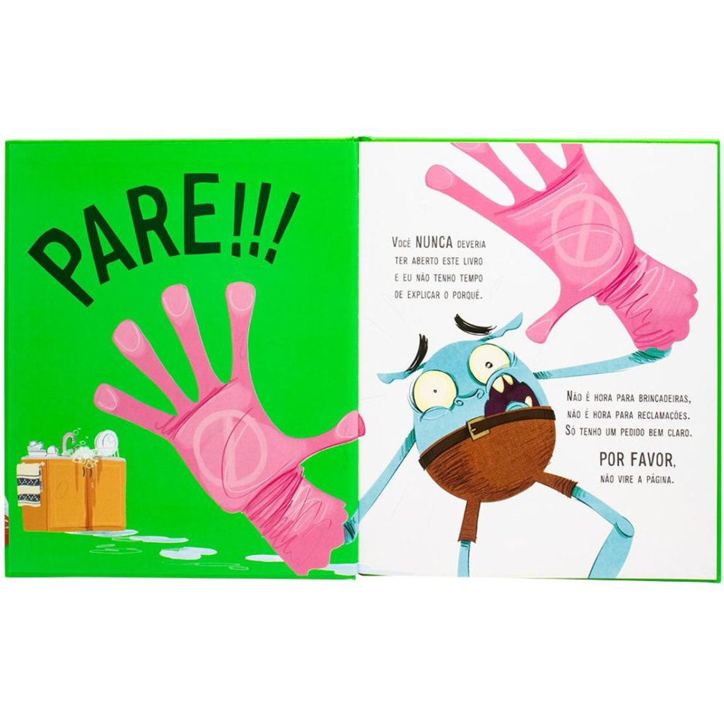 Não abra este livro... Nunca