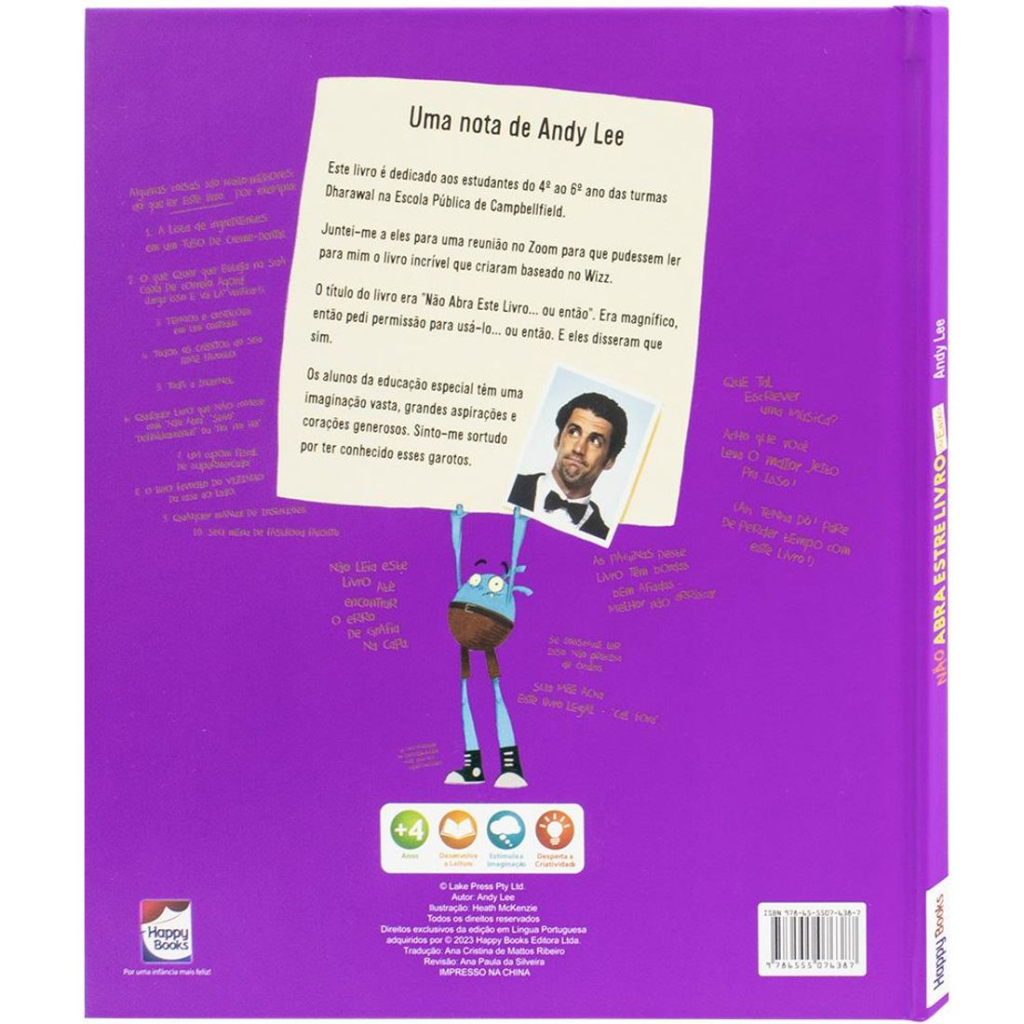 Não Abra Este Livro... Ou Então..