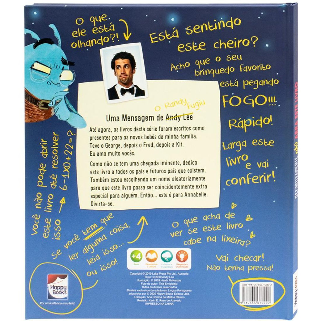 Não abra este livro...Definitivamente