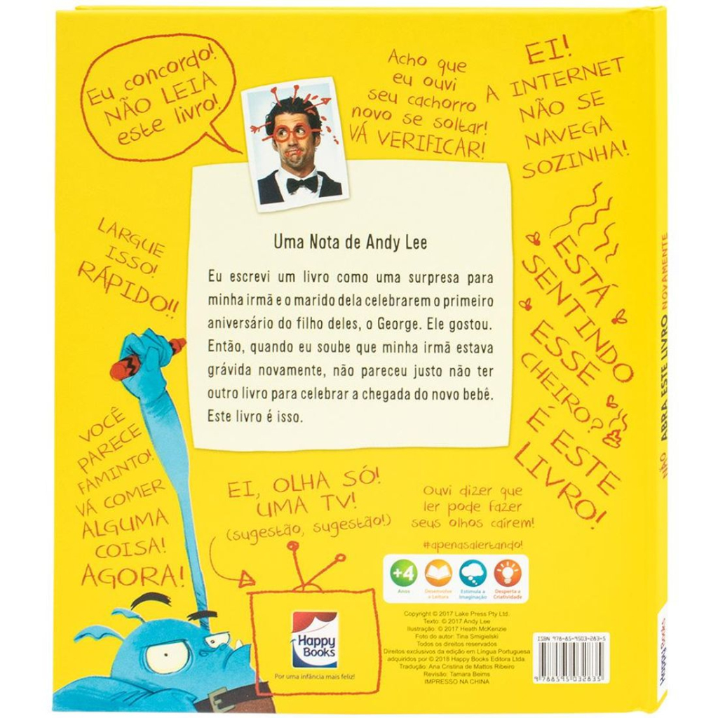 Não abra este livro...Novamente