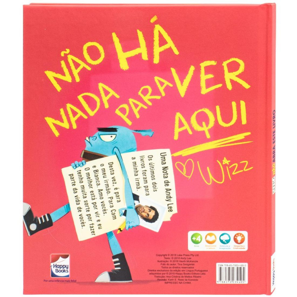 Não abra este livro...Sério
