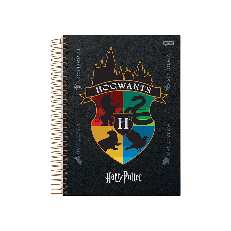 CADERNO COLEGIAL 1/1 80FLS - HARRY POTTER