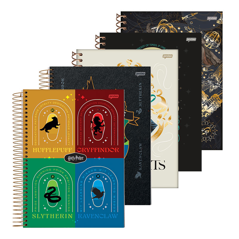 CADERNO COLEGIAL 1/1 80FLS - HARRY POTTER