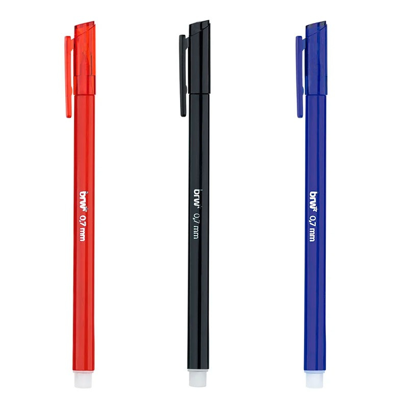 CANETA ESFEROGRÁFICA GEL APAGÁVEL 0.7MM - BASIC