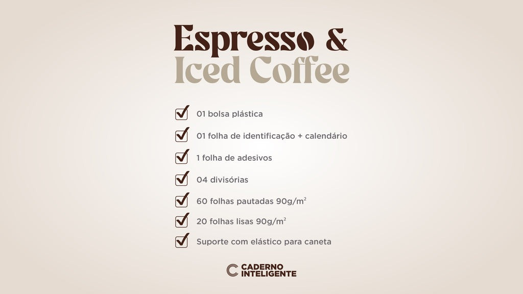 CADERNO INTELIGENTE ESPRESSO - A5