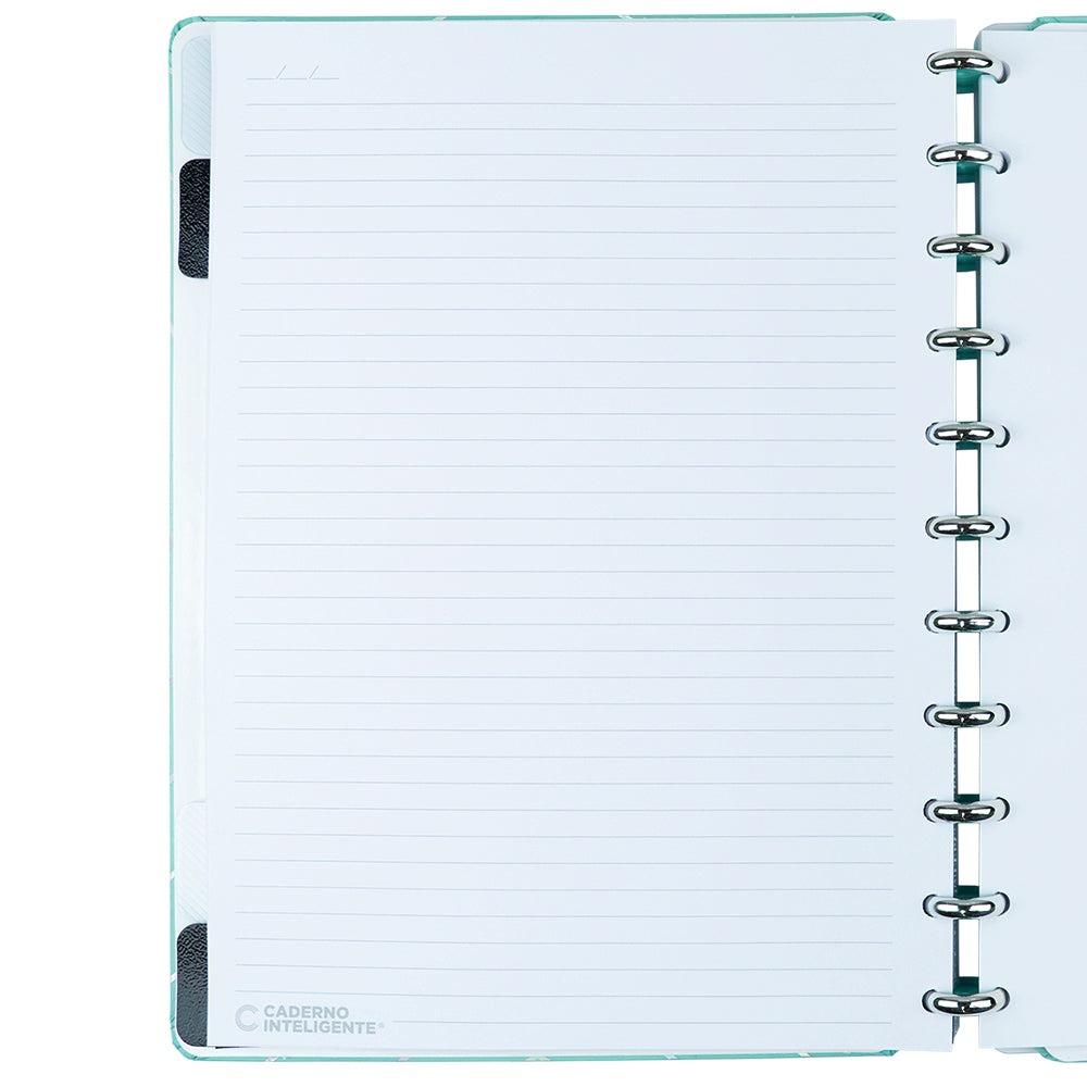 CADERNO INTELIGENTE TURQUOISE LOVE - MEDIO