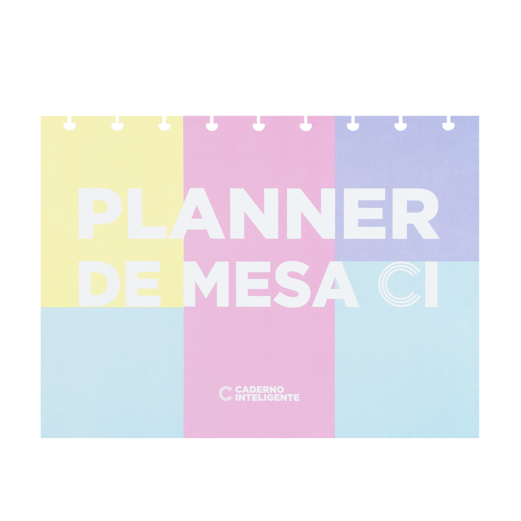 Refil Planner de Mesa Caderno Inteligente