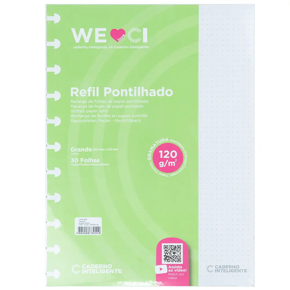 REFIL PONTILHADO - MEDIO 120G