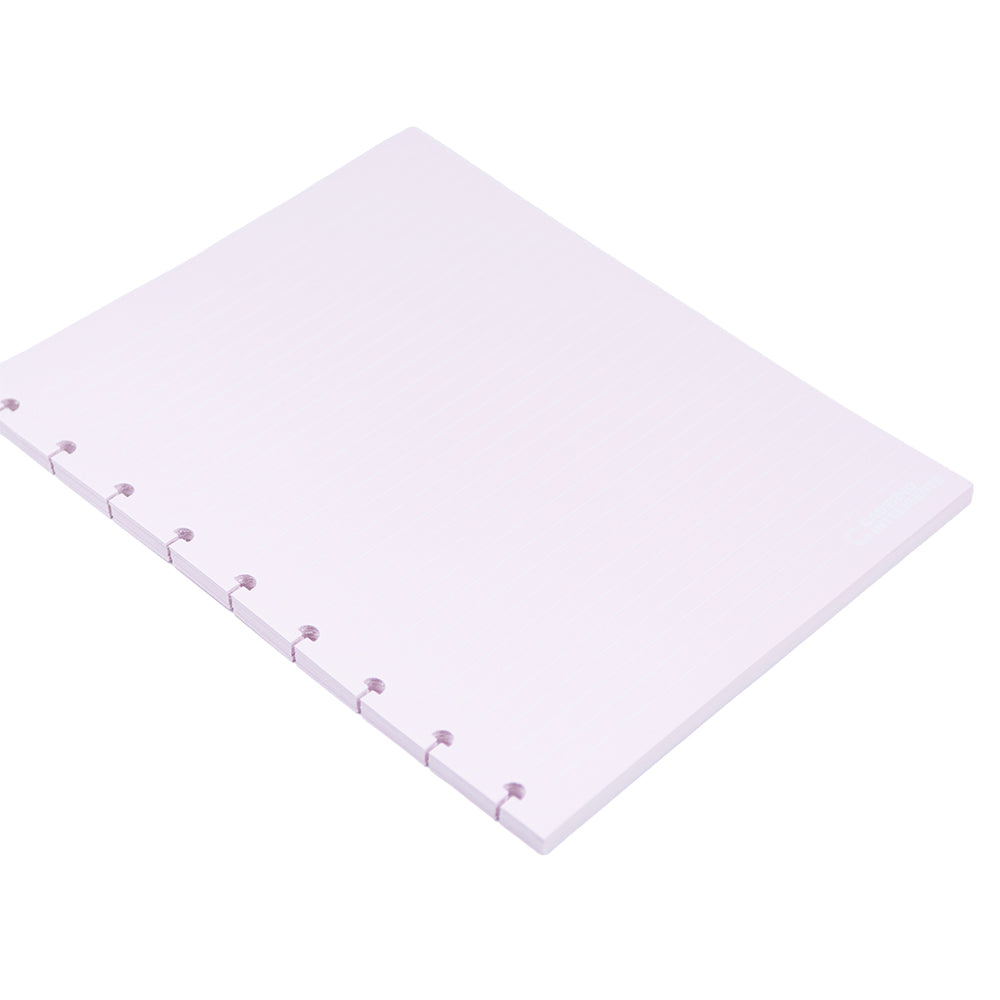 REFIL PAUTADO #PINKLOVER LINHAS BRANCAS - A5 90G