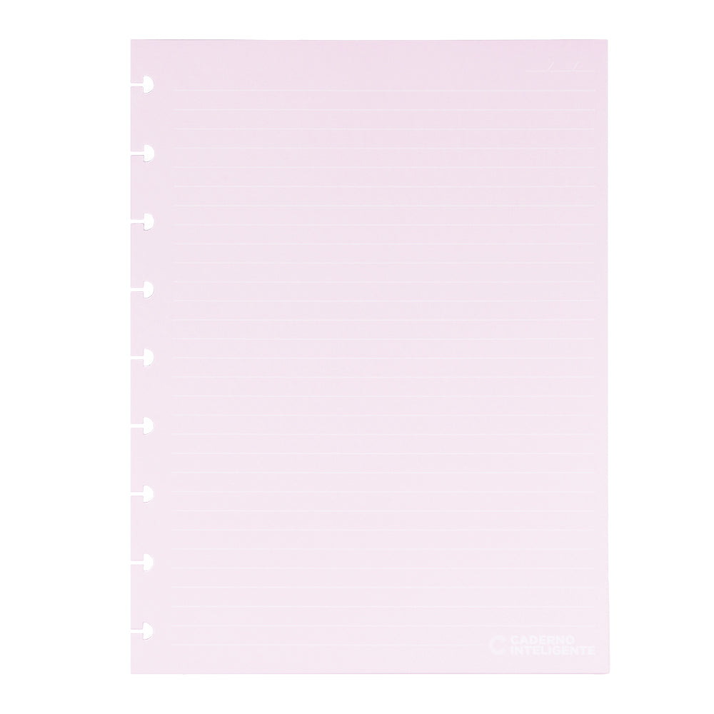 REFIL PAUTADO #PINKLOVER LINHAS BRANCAS - MEDIO 90G