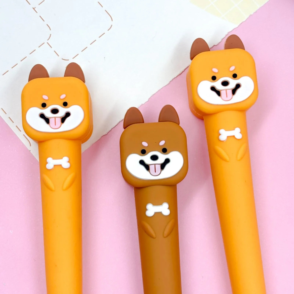 Caneta Fofa Emborrachada Dog
