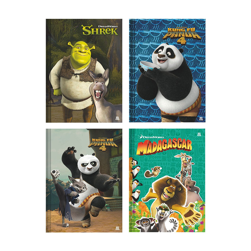 CADERNO BROCHURA 1/1 80F -  DREAMWORKS
