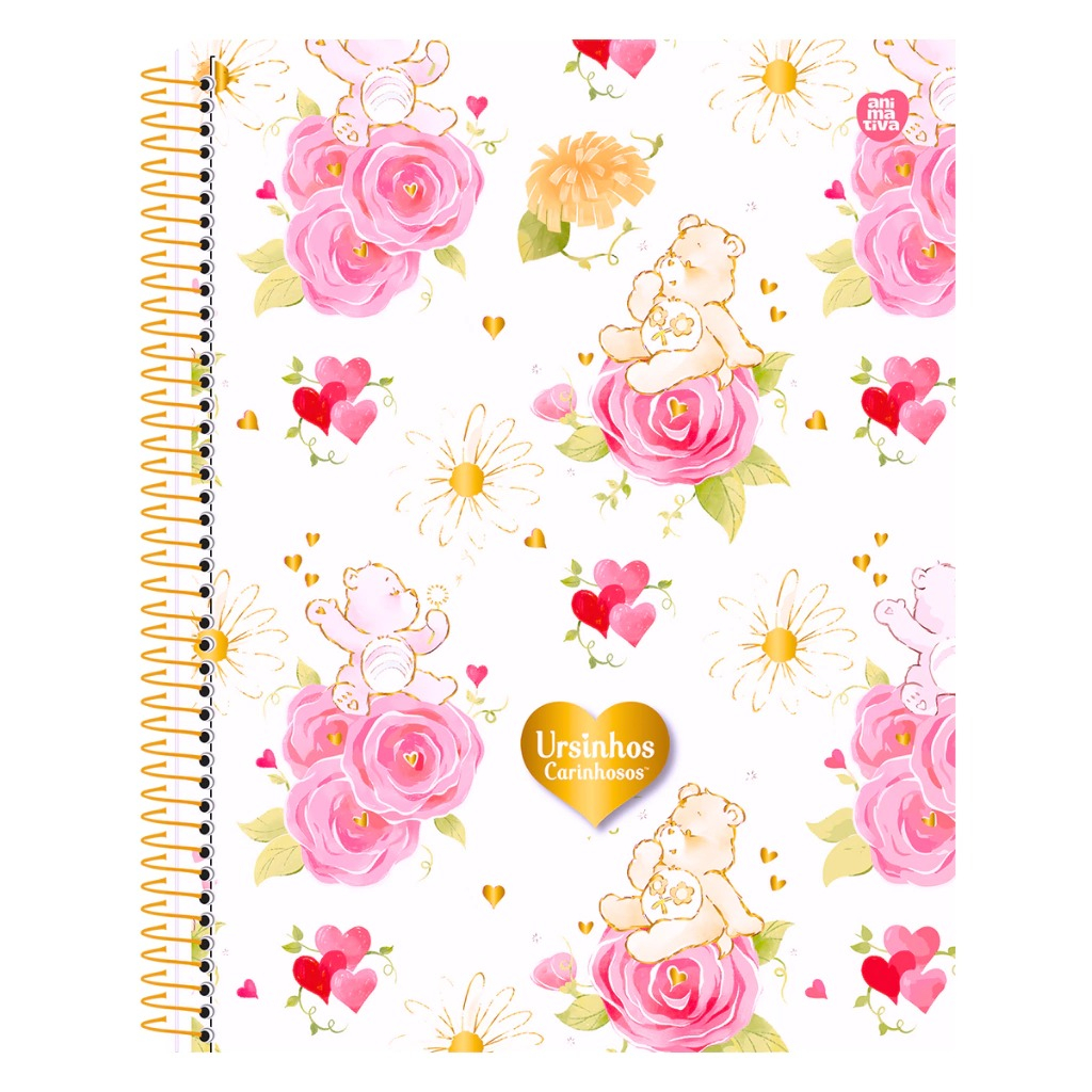 CADERNO COLEGIAL 10M 160F - URSINHOS CARINHOSOS