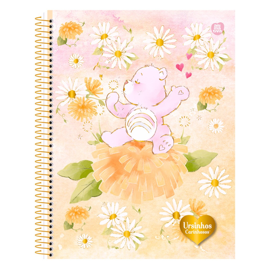 CADERNO COLEGIAL 10M 160F - URSINHOS CARINHOSOS