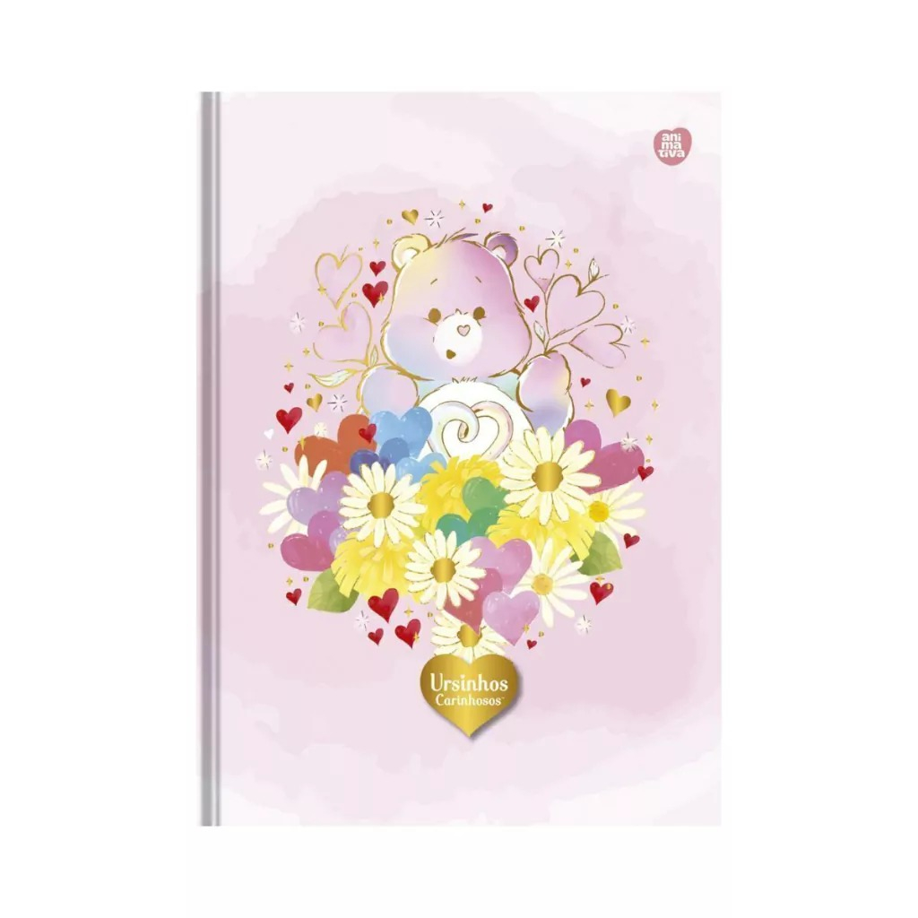 CADERNO COLEGIAL COSTURADO 160F - URSINHOS CARINHOSOS