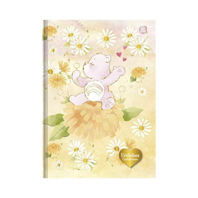 CADERNO COLEGIAL COSTURADO 160F - URSINHOS CARINHOSOS