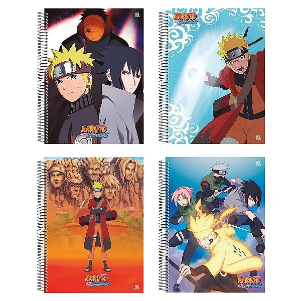CADERNO UNIVERSITÁRIO 1M 80F - NARUTO
