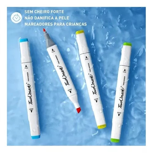 MALETA CANETINHAS PINTURA 2 PONTAS - 36 cores