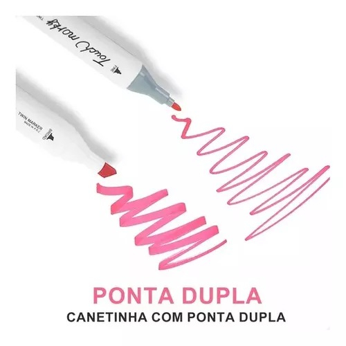 MALETA CANETINHAS PINTURA 2 PONTAS - 36 cores