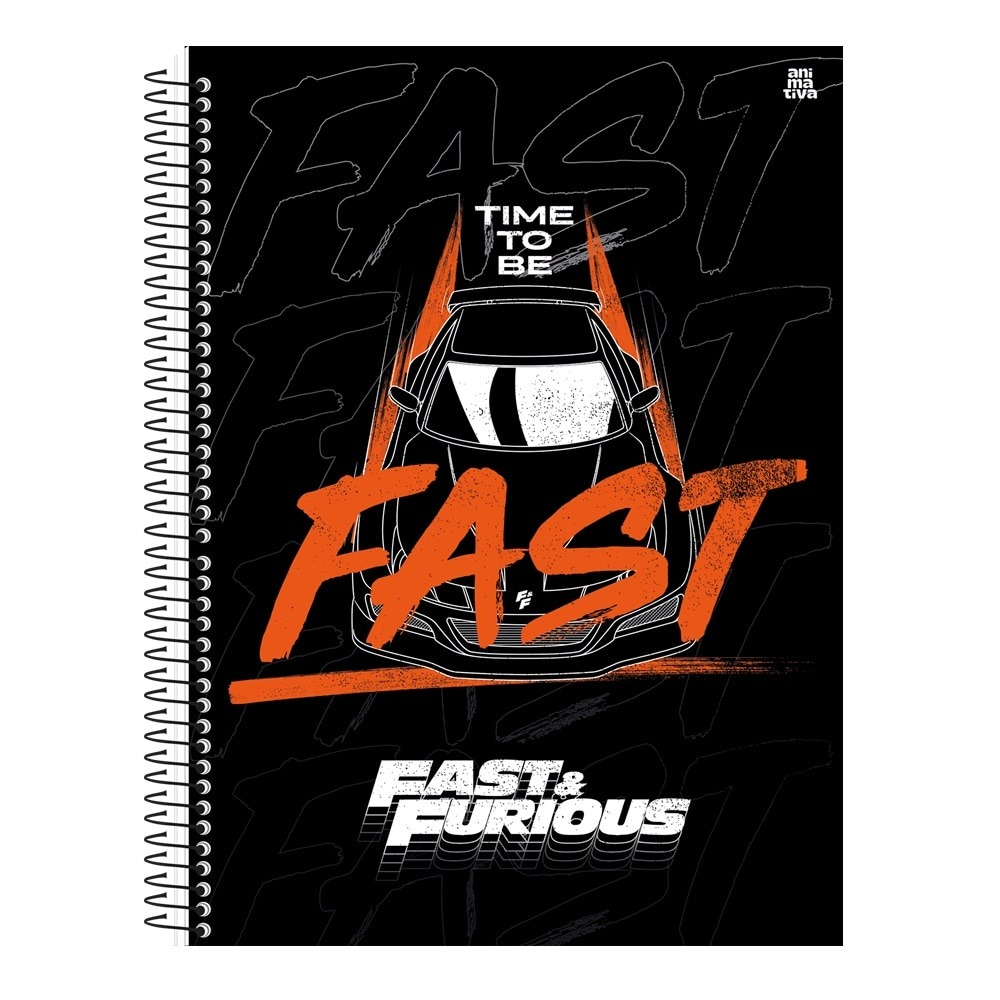 CADERNO UNIVERSITÁRIO 10M 160F - VELOZES E FURIOSOS
