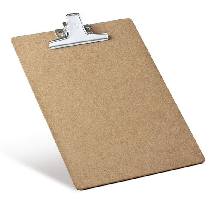 PRANCHETA DURATEX A4 MDF C/PRENDEDOR METAL