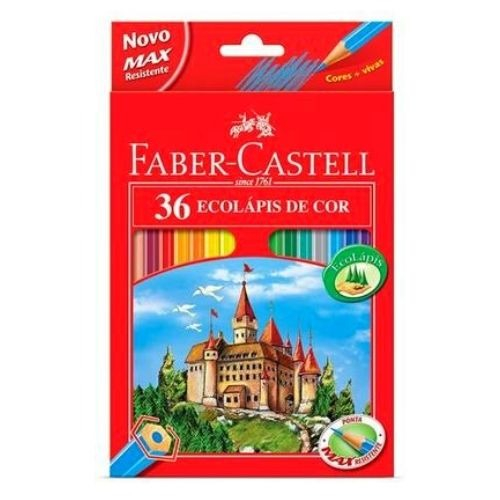 ECOLAPIS DE COR LVM 36 CORES FABER-CASTELL