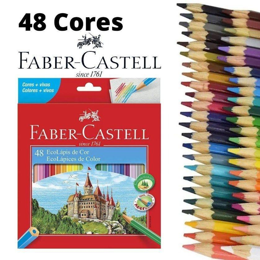 ECOLAPIS DE COR LVM 48 CORES FABER-CASTELL