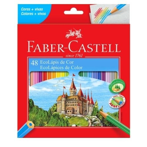 ECOLAPIS DE COR LVM 48 CORES FABER-CASTELL
