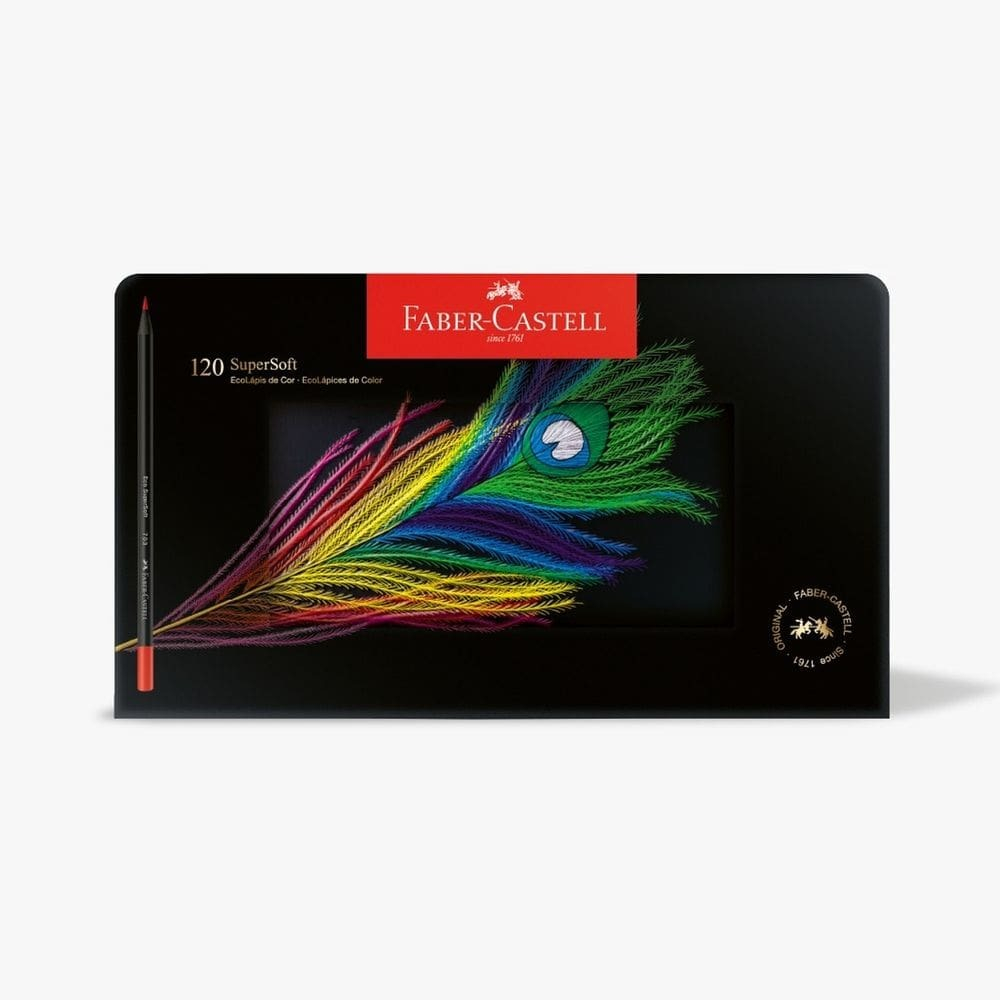 LATA ECOLAPIS DE COR SUPERSOFT 120 CORES FABER-CASTELL