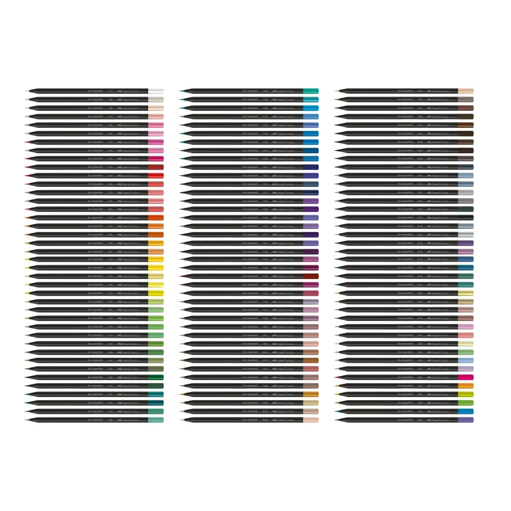 LATA ECOLAPIS DE COR SUPERSOFT 120 CORES FABER-CASTELL