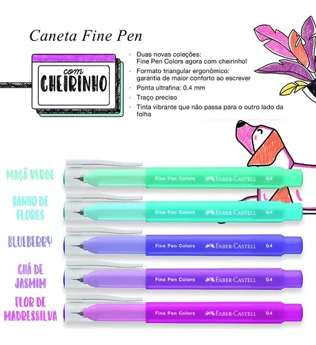 FINE PEN AROMA FABER-CASTELL (RELAXA E REEQUILIBRA)