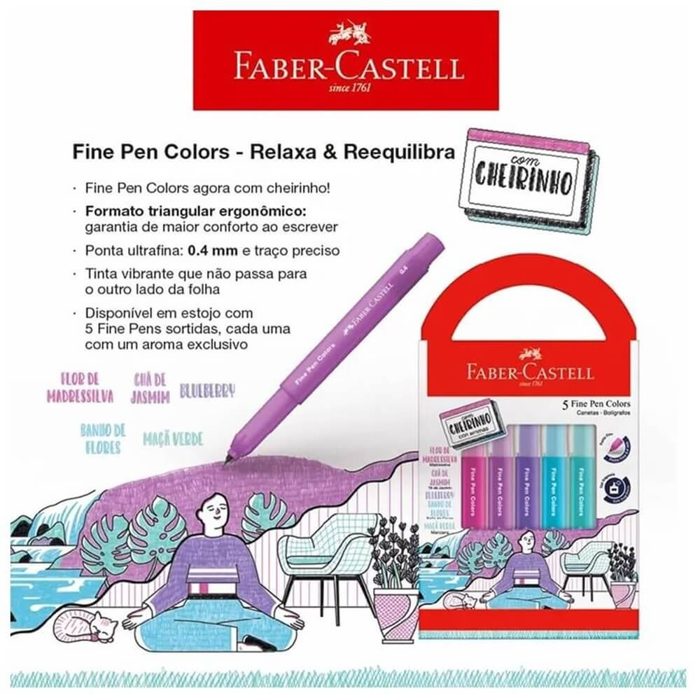 FINE PEN AROMA FABER-CASTELL (RELAXA E REEQUILIBRA)