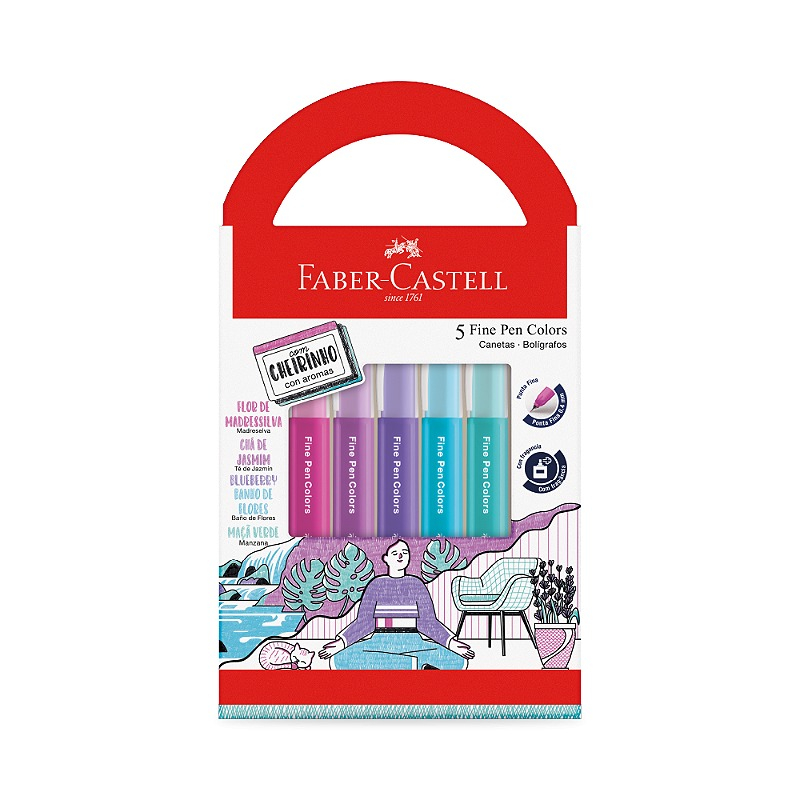 FINE PEN AROMA FABER-CASTELL (RELAXA E REEQUILIBRA)