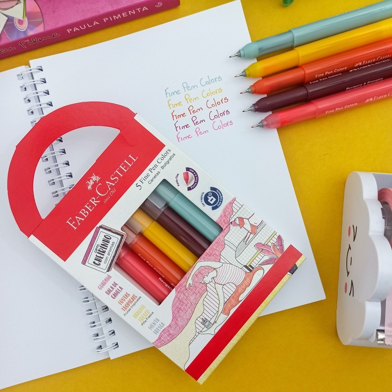 FINE PEN AROMA FABER-CASTELL (REVIGORA E ENERGIZA)