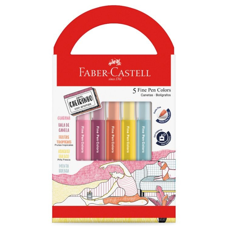 FINE PEN AROMA FABER-CASTELL (REVIGORA E ENERGIZA)