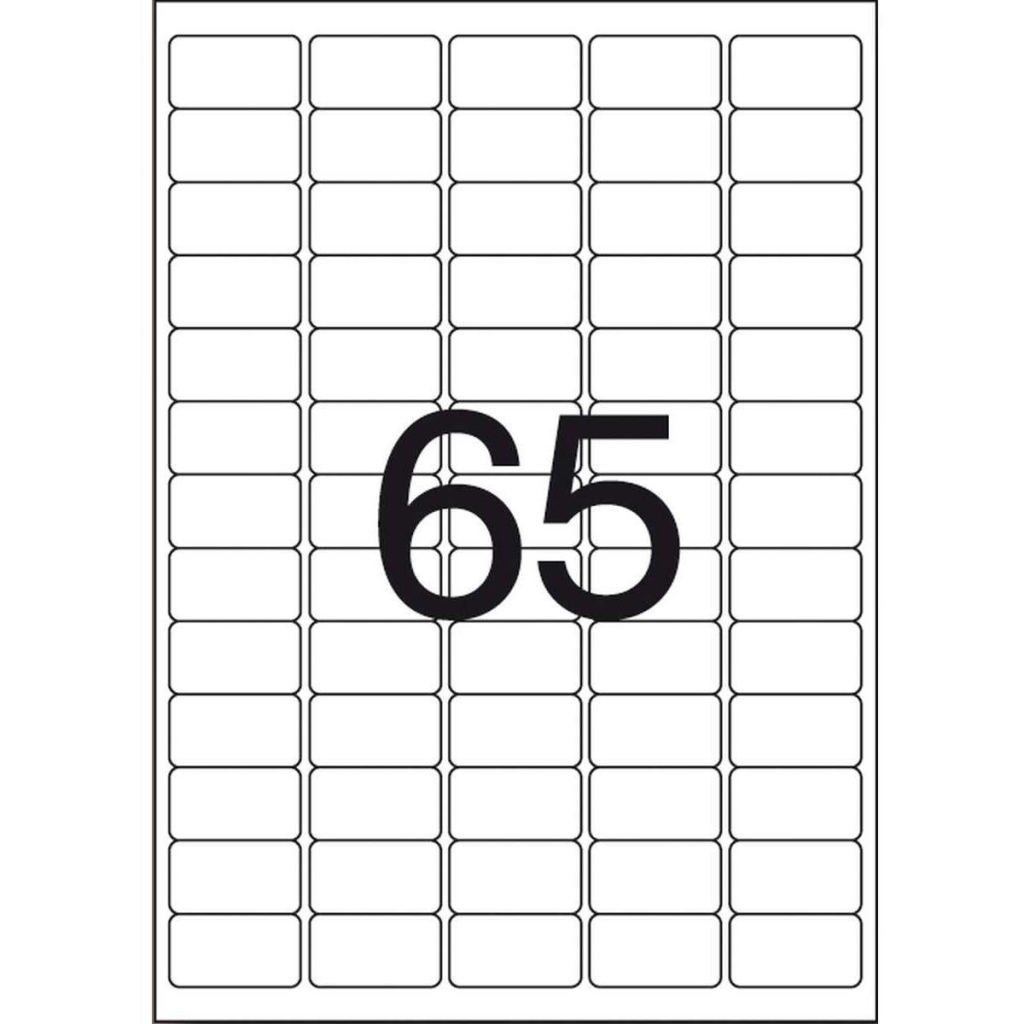 ETIQUETA A4 A4351 100 FLS 21,2 X 38,2 MM