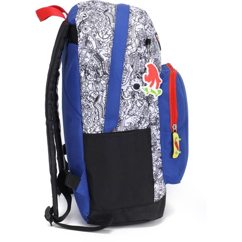MOCHILA HOT WHEELS SKATE G BRANCO - LUXCEL