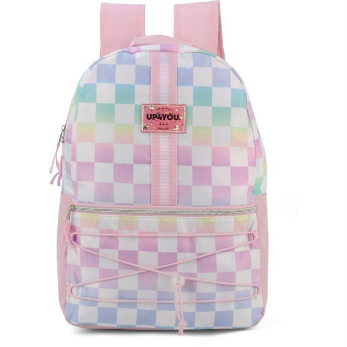 MOCHILA UP4YOU G TONS ROSA - LUXCEL