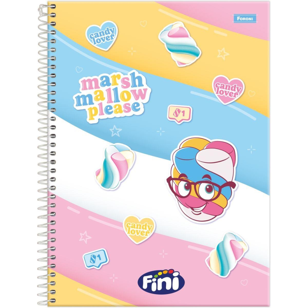 CADERNO UNIVERSITÁRIO 1M 80F - FINI